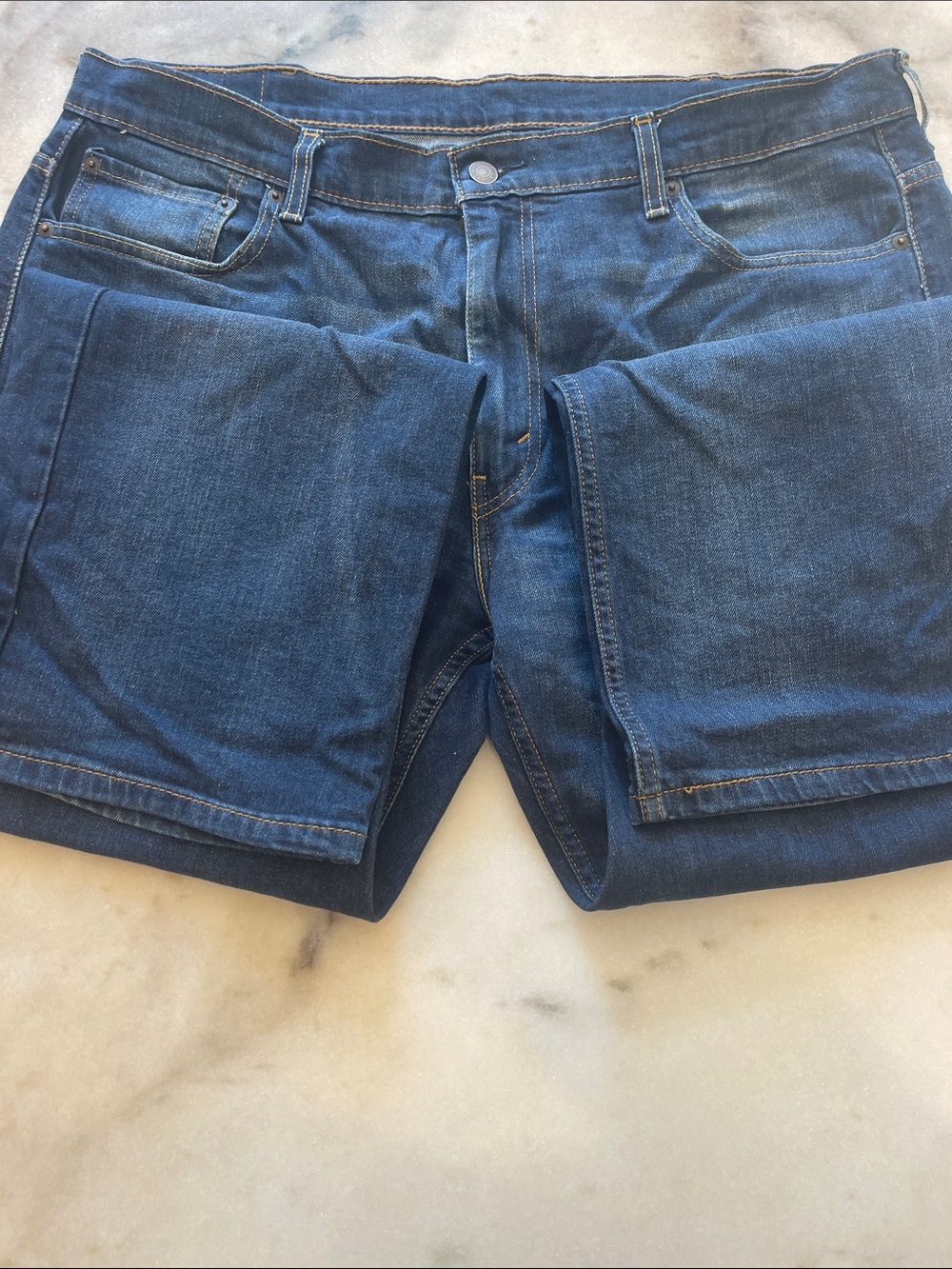 Levi's 569 Men's Indigo Straight Jeans 38x32 - Picture 5 of 5
